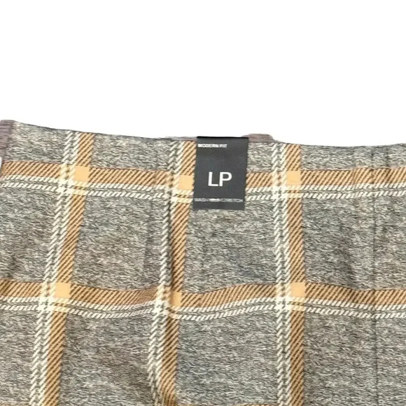 New Amanda+Chelsea Stretch Comfort Waist Plaid Poly Mini Skirt Women's Petite L - Picture 5 of 8